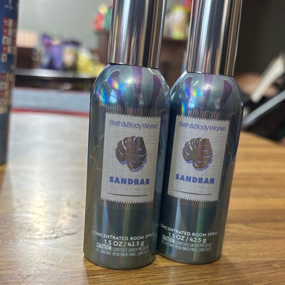 Bath & Body Works Sandbar Room Spray - Silver and Blue